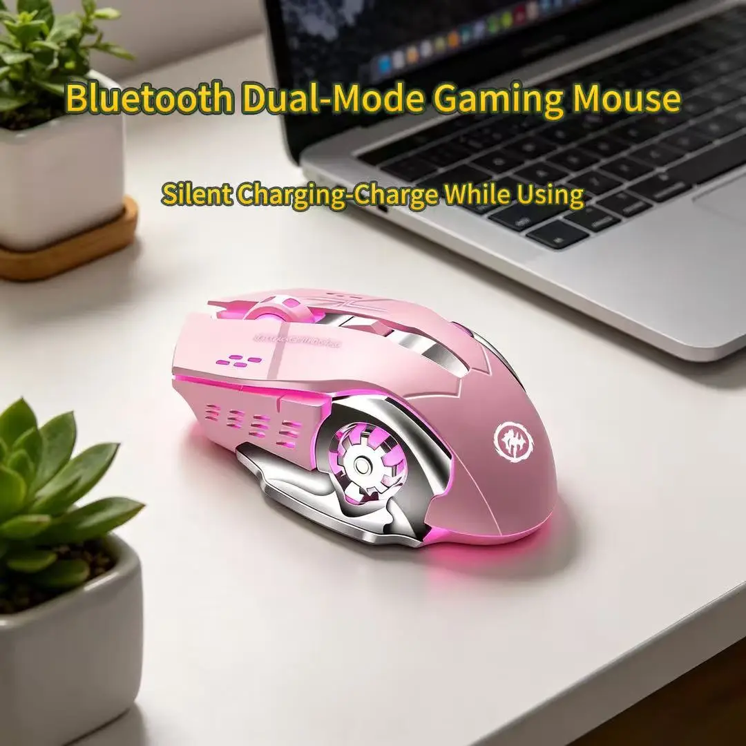 Es5 Esports Rgb Gaming Mouse - ワイヤレスゲーミングマウス Bluetooth デュアルモード サイレント充電式 RGB バックライト付き人間工学に基づいたマウス