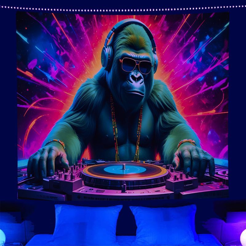 VIKAMA サイケデリック DJ ロボット タペストリー  - Esports Gaming Bar のレビューと価格