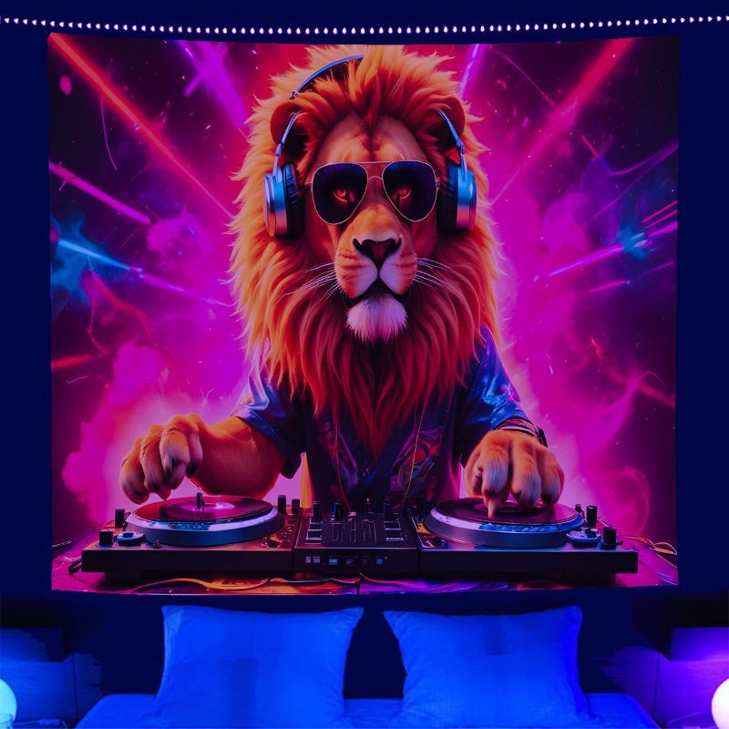 VIKAMA サイケデリック DJ ロボット タペストリー  - Esports Gaming Bar のレビューと価格