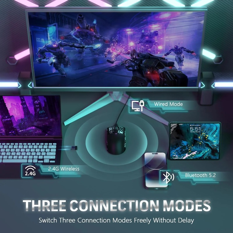 ATTACK SHARK X11 ワイヤレスゲーミングマウス - Es5 Esports Rgb Gaming Mouse のレビューと価格