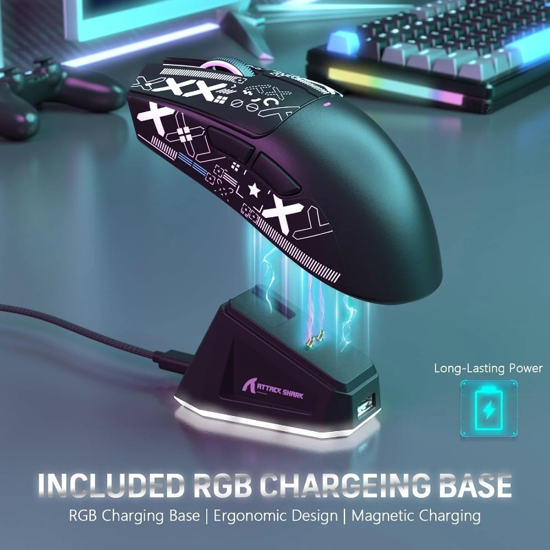 ATTACK SHARK X11 ワイヤレスゲーミングマウス - Es5 Esports Rgb Gaming Mouse のレビューと価格