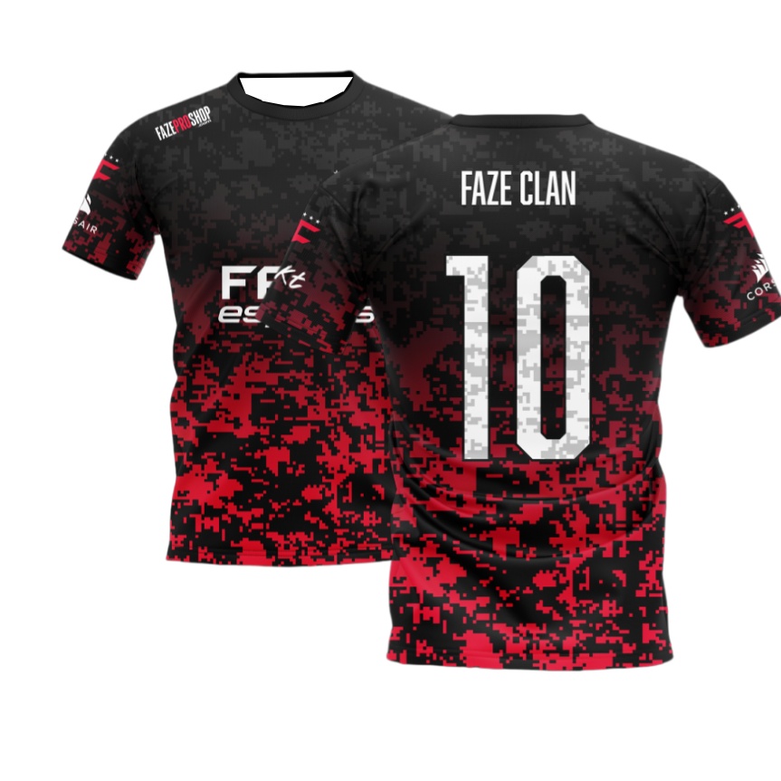 2026年新作FaZe eスポーツジャージ ブラックレッドデ - Esports Gaming Team のレビューと価格