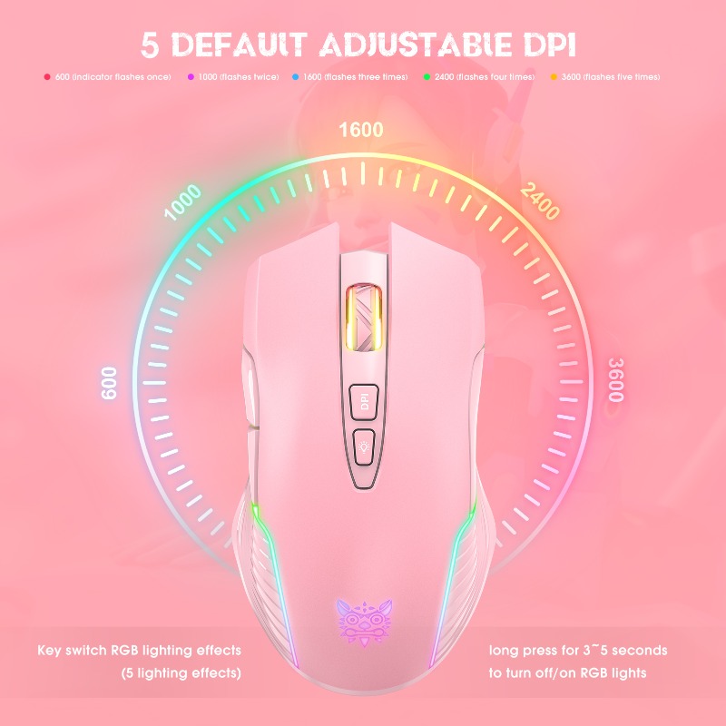ONIKUMA CW905 ワイヤレス/有線ゲーミングマウス - Es5 Esports Rgb Gaming Mouse のレビューと価格