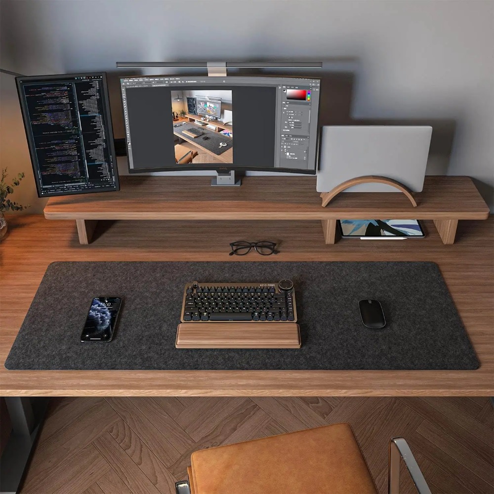 フェルトデスクマット コンピューターマット デスク用(31. - Esports Gaming Desk のレビューと価格