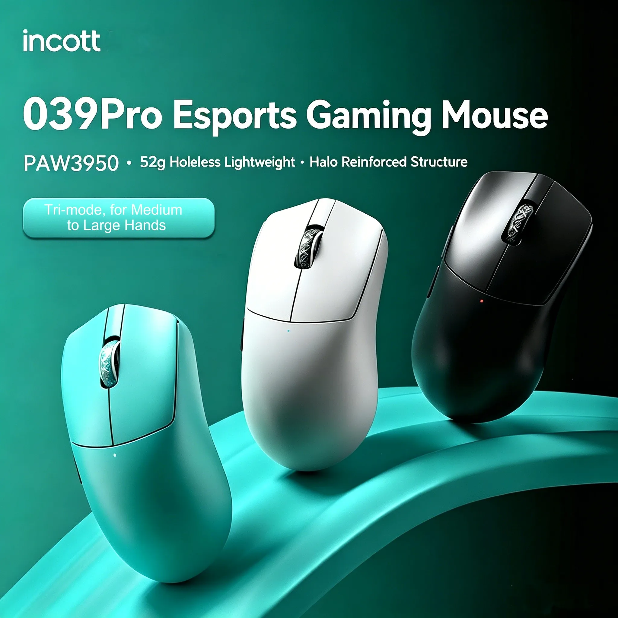 Incott 039 Pro PAW3950ES-KING  - Esports Gaming Kings のレビューと価格