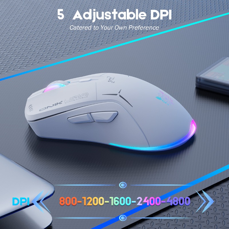 ONIKUMA CW917 ワイヤレス/有線ゲーミングマウス - Es5 Esports Rgb Gaming Mouse のレビューと価格