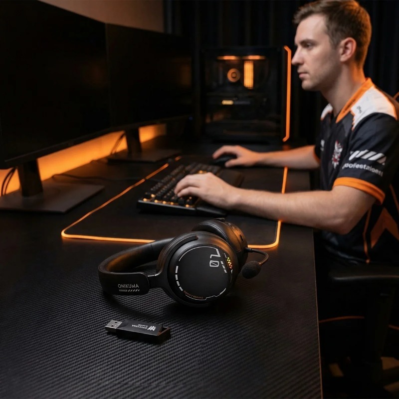ONIKUMA GT886 ゲーミングヘッドセット トライモ - Esports Gaming Bar のレビューと価格