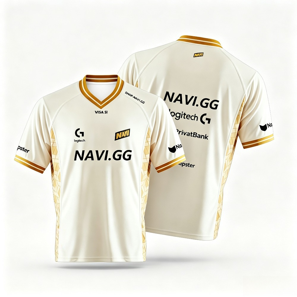 NAVI GG eスポーツチームジャージ メンズ ホワイトゴ - Esports Gaming Team のレビューと価格