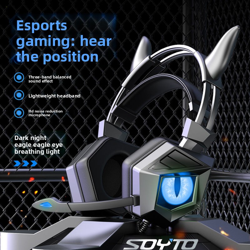 カスタムオーバーイヤー有線ヘッドホン PCゲーム eスポーツ - Esports Gaming Bar のレビューと価格