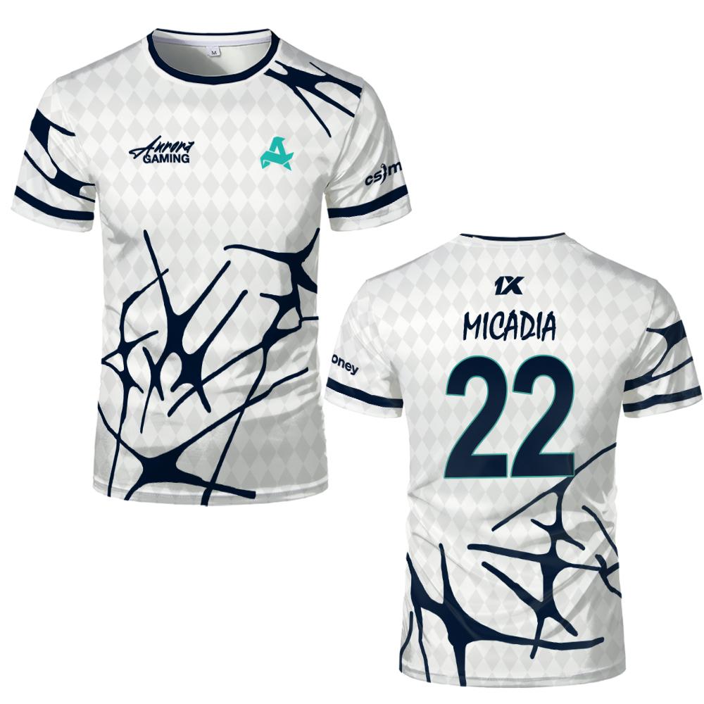 スポーツチーム オーロラ ゲーム ジャージー Tシャツ XA - Esports Gaming Team のレビューと価格