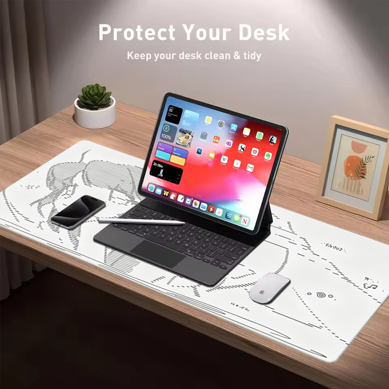 1 個革製マウスパッドアニメエンジェルガール Y2k かわい - Esports Gaming Desk のレビューと価格