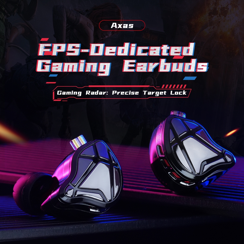    KZ Axas FPSゲーミングIEMヘッドホン プ - Esports Gaming Bar のレビューと価格